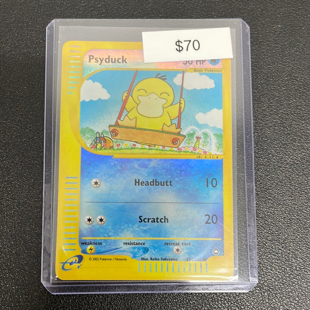 Pokémon Psyduck Reverse Holo Aquapolis