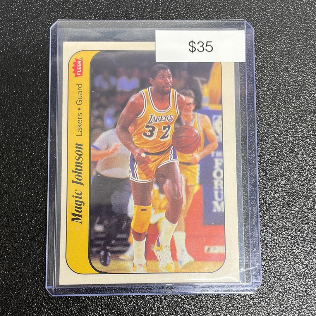 1986-87 FLEER STICKER MAGIC JOHNSON