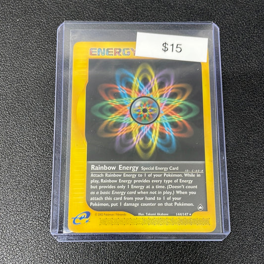 Pokémon Rainbow Energy Aquapolis 144/147